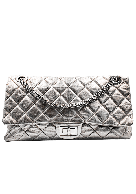 Metallic Silver Shoulder Bag